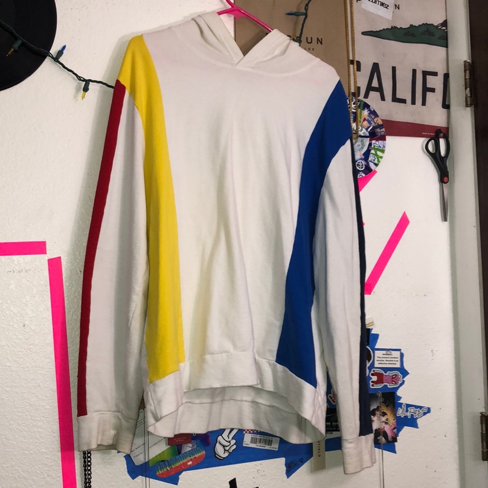 color block hoodie